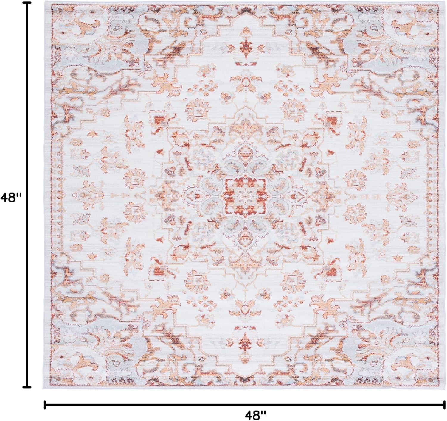 image:imageSAFAVIEH Washable Rug Tucson Collection 8 x 10 Beige amp Grey Slip Resistant amp Easy to Clean Ideal for Living Room Bedroom Dining Space TSN103BBeigeGrey