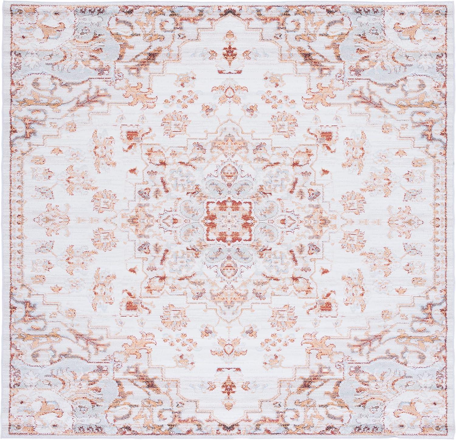 image:imageSAFAVIEH Washable Rug Tucson Collection 8 x 10 Beige amp Grey Slip Resistant amp Easy to Clean Ideal for Living Room Bedroom Dining Space TSN103BBeigeGrey