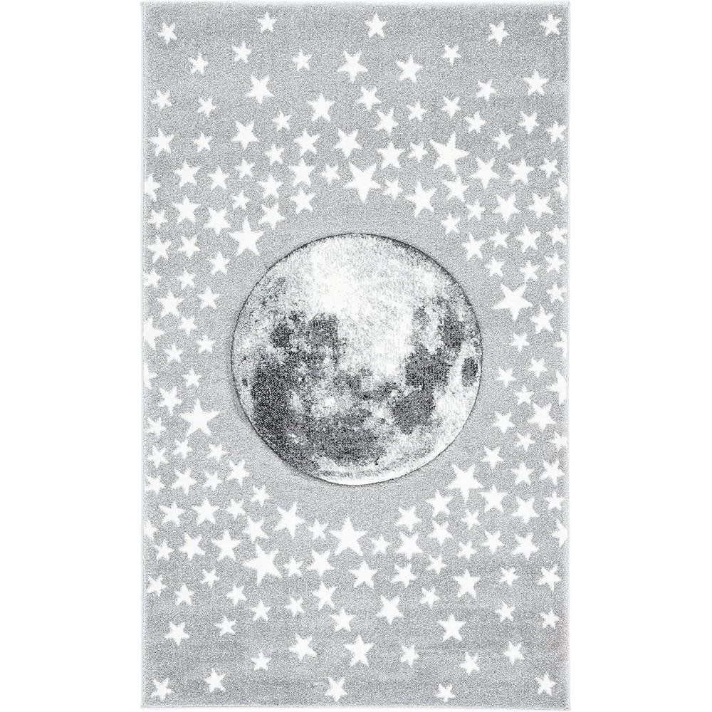 image:imageSAFAVIEH Carousel Kids Collection Area Rug 53 x 76 Light Grey amp White NonShedding amp Easy Care Ideal for High Traffic Areas for Boys amp Girls in Playroom Nursery Bedroom CRK135FLight GreyWhite