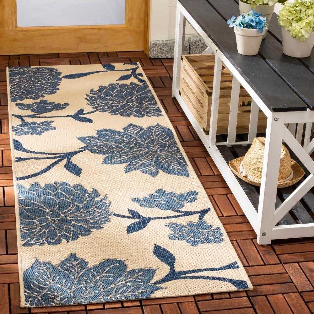 image:imageSAFAVIEH Courtyard Collection 8 x 10 Anthracite  Red CY7321 Indoor Outdoor Waterproof Easy Cleaning Patio Backyard Mudroom Area RugBeigeBlue