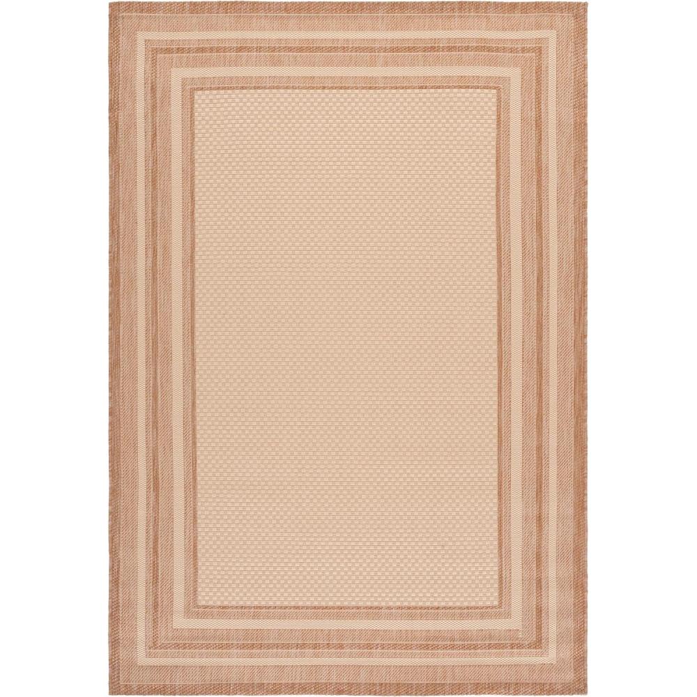 image:imageSAFAVIEH Courtyard Collection 8 x 10 Natural  Black CY8475 Indoor Outdoor Patio Backyard Mudroom Area RugBeigeDark Beige