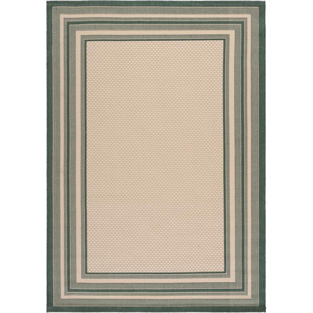 image:imageSAFAVIEH Courtyard Collection 8 x 10 Natural  Black CY8475 Indoor Outdoor Patio Backyard Mudroom Area RugBeigeDark Green