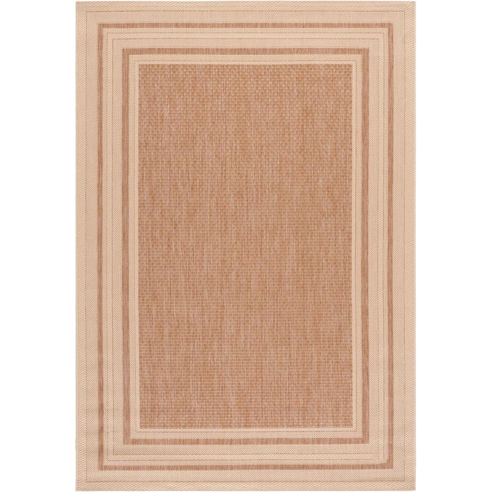 image:imageSAFAVIEH Courtyard Collection 8 x 10 Natural  Black CY8475 Indoor Outdoor Patio Backyard Mudroom Area RugDark BeigeBeige