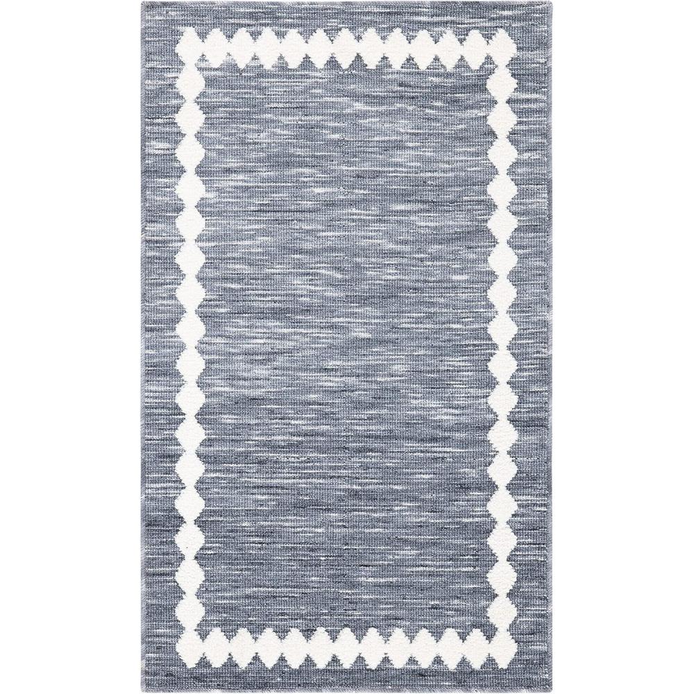 image:imageSAFAVIEH Washable Rug Easy Care Collection 5 x 8 Grey amp Ivory Easy to Clean Ideal for Living Room Bedroom Dining Space ECR110FGreyIvory