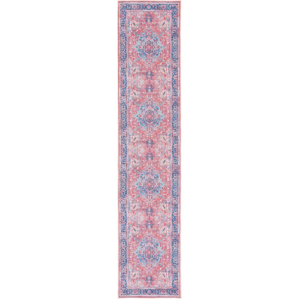 image:imageSAFAVIEH Washable Rug Serapi Collection  8 x 10 Navy amp Red Slip Resistant amp Easy to Clean Ideal for Living Room Bedroom Dining Space SEP518MNavyRed
