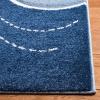 SAFAVIEH Carousel Kids Collection Accent Rug – 4′ x 6′, Blue & Grey, Animal Design, Non-Shedding & Easy Care, Ideal for High Traffic Areas for Boys & Girls in Playroom, Nursery, Bedroom (CRK121B)(Blue/Grey)
