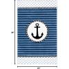 SAFAVIEH Carousel Kids Collection Accent Rug – 4′ x 6′, Ivory & Navy, Non-Shedding & Easy Care, Ideal for High Traffic Areas for Boys & Girls in Playroom, Nursery, Bedroom (CRK124A)(Navy/Ivory)