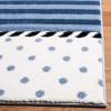 SAFAVIEH Carousel Kids Collection Accent Rug – 4′ x 6′, Ivory & Navy, Non-Shedding & Easy Care, Ideal for High Traffic Areas for Boys & Girls in Playroom, Nursery, Bedroom (CRK124A)(Navy/Ivory)