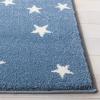 SAFAVIEH Carousel Kids Collection Area Rug – 5’3″ x 7’6″, Light Grey & White, Non-Shedding & Easy Care, Ideal for High Traffic Areas for Boys & Girls in Playroom, Nursery, Bedroom (CRK135F)(Light Blue/Grey)