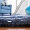 SAFAVIEH Carousel Kids Collection Area Rug – 6’7″ Square, Dark Blue & Light Blue, Non-Shedding & Easy Care, Ideal for High Traffic Areas for Boys & Girls in Playroom, Nursery, Bedroom (CRK122M)(Dark Blue/Light Blue)