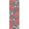 SAFAVIEH Courtyard Collection 8′ x 10′ Anthracite / Red CY7321 Indoor/ Outdoor Waterproof Easy Cleaning Patio Backyard Mudroom Area Rug(Anthracite/Red)