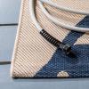 SAFAVIEH Courtyard Collection 8′ x 10′ Anthracite / Red CY7321 Indoor/ Outdoor Waterproof Easy Cleaning Patio Backyard Mudroom Area Rug(Beige/Blue)