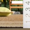 SAFAVIEH Courtyard Collection 8′ x 10′ Natural / Black CY8475 Indoor/ Outdoor Patio Backyard Mudroom Area Rug(Dark Beig/Beige)