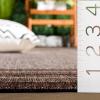 SAFAVIEH Courtyard Collection 8′ x 10′ Natural / Black CY8475 Indoor/ Outdoor Patio Backyard Mudroom Area Rug(Grey/Brown)