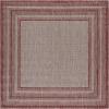 SAFAVIEH Courtyard Collection 8′ x 10′ Natural / Black CY8475 Indoor/ Outdoor Patio Backyard Mudroom Area Rug(Grey/Red)