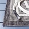 SAFAVIEH Courtyard Collection 8′ x 10′ Natural / Black CY8475 Indoor/ Outdoor Patio Backyard Mudroom Area Rug(Ivory/Black)