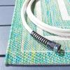 SAFAVIEH Courtyard Collection 8′ x 10′ Natural / Black CY8475 Indoor/ Outdoor Patio Backyard Mudroom Area Rug(Ivory/Green)