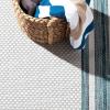 SAFAVIEH Courtyard Collection 8′ x 10′ Natural / Black CY8475 Indoor/ Outdoor Patio Backyard Mudroom Area Rug(Ivory/Teal)