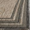 SAFAVIEH Courtyard Collection 8′ x 10′ Natural / Black CY8475 Indoor/ Outdoor Patio Backyard Mudroom Area Rug(Natural/Black)