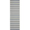 SAFAVIEH Courtyard Collection 8′ x 11′ Beige/Sweet Pea CY6062 Stripe Indoor/ Outdoor Waterproof Easy-Cleaning Patio Backyard Mudroom Area-Rug(Beige/Blue)