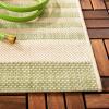 SAFAVIEH Courtyard Collection 8′ x 11′ Beige/Sweet Pea CY6062 Stripe Indoor/ Outdoor Waterproof Easy-Cleaning Patio Backyard Mudroom Area-Rug(Beige/Sweet Pea)