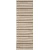 SAFAVIEH Courtyard Collection 8′ x 11′ Beige/Sweet Pea CY6062 Stripe Indoor/ Outdoor Waterproof Easy-Cleaning Patio Backyard Mudroom Area-Rug(Brown/Bone)