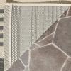 SAFAVIEH Courtyard Collection 8′ x 11′ Beige/Sweet Pea CY6062 Stripe Indoor/ Outdoor Waterproof Easy-Cleaning Patio Backyard Mudroom Area-Rug(Grey/Bone)