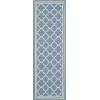 SAFAVIEH Courtyard Collection 8′ x 11′ Navy/Beige CY6918 Trellis Indoor/ Outdoor Splashproof Easy Scrubbing Patio Backyard Mudroom Area Rug(Blue/Beige)