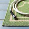 SAFAVIEH Courtyard Collection 8′ x 11′ Navy/Beige CY6918 Trellis Indoor/ Outdoor Splashproof Easy Scrubbing Patio Backyard Mudroom Area Rug(Green/Beige)
