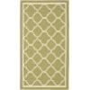 SAFAVIEH Courtyard Collection 8′ x 11′ Navy/Beige CY6918 Trellis Indoor/ Outdoor Splashproof Easy Scrubbing Patio Backyard Mudroom Area Rug(Green/Beige)