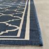SAFAVIEH Courtyard Collection 8′ x 11′ Navy/Beige CY6918 Trellis Indoor/ Outdoor Splashproof Easy Scrubbing Patio Backyard Mudroom Area Rug(Navy/Beige)