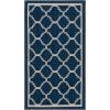 SAFAVIEH Courtyard Collection 8′ x 11′ Navy/Beige CY6918 Trellis Indoor/ Outdoor Splashproof Easy Scrubbing Patio Backyard Mudroom Area Rug(Navy/Beige)