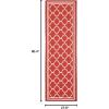 SAFAVIEH Courtyard Collection 8′ x 11′ Navy/Beige CY6918 Trellis Indoor/ Outdoor Splashproof Easy Scrubbing Patio Backyard Mudroom Area Rug(Red/Bone)