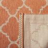 SAFAVIEH Courtyard Collection 8′ x 11′ Navy/Beige CY6918 Trellis Indoor/ Outdoor Splashproof Easy Scrubbing Patio Backyard Mudroom Area Rug(Terracotta/Bone)
