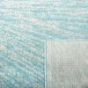 SAFAVIEH Evoke Collection 5’1″ x 7’6″ Fuchsia/Cream EVK228R Abstract Burst Non-Shedding Living Room Bedroom Area Rug(Aqua/Ivory)