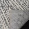 SAFAVIEH Evoke Collection 5’1″ x 7’6″ Fuchsia/Cream EVK228R Abstract Burst Non-Shedding Living Room Bedroom Area Rug(Black/Ivory)