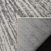 SAFAVIEH Evoke Collection 5’1″ x 7’6″ Fuchsia/Cream EVK228R Abstract Burst Non-Shedding Living Room Bedroom Area Rug(Black/Ivory)