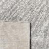 SAFAVIEH Evoke Collection 5’1″ x 7’6″ Fuchsia/Cream EVK228R Abstract Burst Non-Shedding Living Room Bedroom Area Rug(Dark Grey/Ivory)