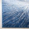 SAFAVIEH Evoke Collection 5’1″ x 7’6″ Fuchsia/Cream EVK228R Abstract Burst Non-Shedding Living Room Bedroom Area Rug(Navy/Ivory)