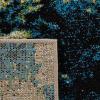 SAFAVIEH Glacier Collection Accent Rug – 4′ x 6′, Blue & Multi, Modern Abstract Design, Non-Shedding & Easy Care, Ideal for High Traffic Areas in Entryway, Living Room, Bedroom (GLA123B)(Navy/Green)