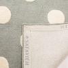 SAFAVIEH Kids Collection Area Rug – 5′ x 7′, Ivory & Black, Handmade Polka Dot Wool, Ideal for High Traffic Areas in Living Room, Bedroom (SFK904D)(Grey/Ivory)