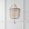 SAFAVIEH Lighting Collection – Angie Boho Farmhouse Cream 3-Light Beaded Adjustable Hanging Pendant Chandelier with Tassel, LED Bulbs Included (LIT4476A)(Cream)