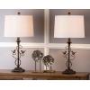 SAFAVIEH Lighting Collection Birdsong Rustic Farmhouse Oil-Rubbed Bronze 28-inch Bedroom Living Room Home Office Desk Nightstand Table Lamp Set of 2 (LED Bulbs Included)