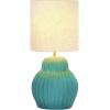 SAFAVIEH Lighting Collection Destryn Green 18-inch Table Lamp (LED Bulb Included)