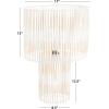 SAFAVIEH Lighting Collection Elara Rattan Natural 25-inch Table Lamp (LED Bulb Included)(White Washed)