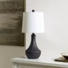 SAFAVIEH Lighting Collection Herleva Black 20-inch Table Lamp (LED Bulb Included)