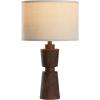 SAFAVIEH Lighting Collection NICI Brown Resin 23-inch Table Lamp for Bedroom, Living Room, Home Office, Desk, Nightstand (LED Bulb Included)(Brown)