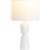 SAFAVIEH Lighting Collection NICI Brown Resin 23-inch Table Lamp for Bedroom, Living Room, Home Office, Desk, Nightstand (LED Bulb Included)(White)