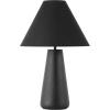 SAFAVIEH Lighting Collection Piper Black Resin 27-inch Table Lamp for Bedroom, Living Room, Home Office, Desk, Nightstand (LED Bulb Included)(Black)