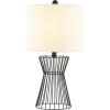 SAFAVIEH Lighting Collection Rayna Black 20-inch Table Lamp (LED Bulb Included)